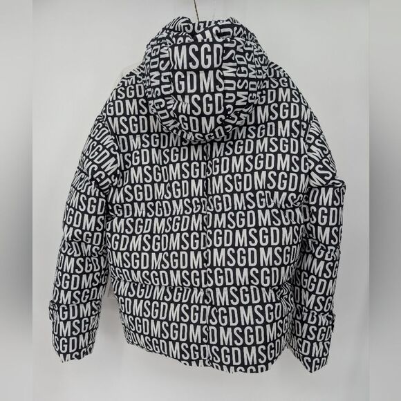 Missguided Black and White Logo Print Jacket - Picture 1 of 7